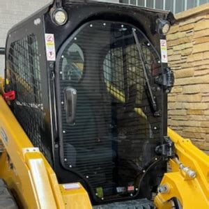 caterpillar skid steer front door|caterpillar skid steer replacement glass.